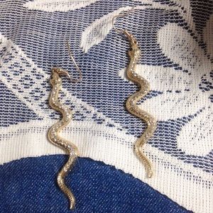 Zara snake earrings